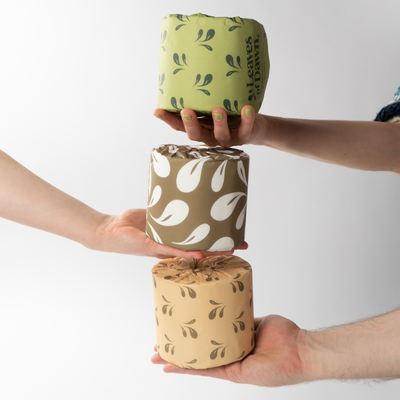 Bambus-Toilettenpapier 3-lagige Long-Rolle | Leaves of Dawn